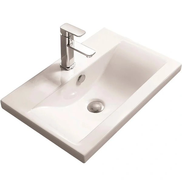 Раковина SantiLine 100 см белая SL-2101 (100) (детальная фотография)