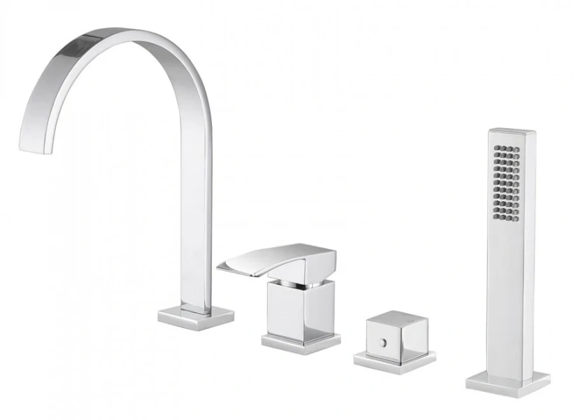 Смеситель для ванны Abber Wasserfall хром AF8613 (детальная фотография)