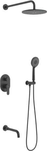 Душевой комплект BERGES Nardis черный матовый - фото 2