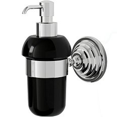 Дозатор для мыла Devon & Devon Black Diamond хром/черный