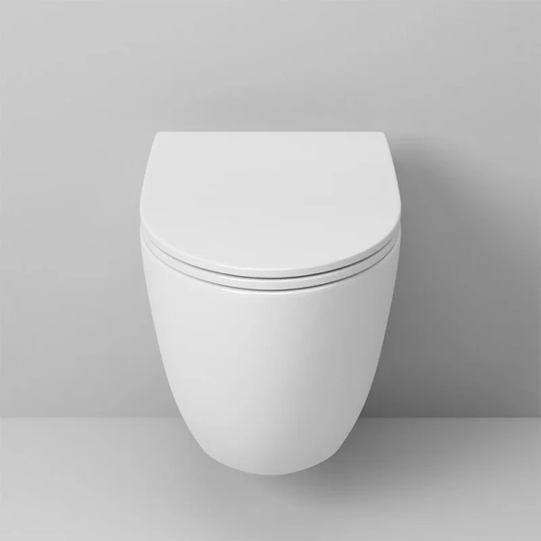 Унитаз подвесной Grossman безободковый GR-4451S (детальная фотография), без бачка, со скрытым бачком