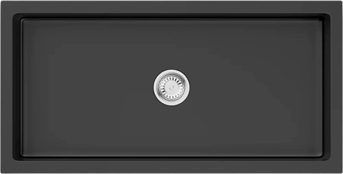 Мойка для кухни Omoikiri Mikura 91-BL 91 см черная - фото 2