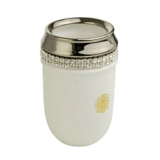 Стакан для ванной Migliore Dubai декор платина