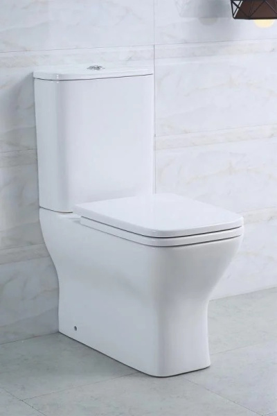 Унитаз компакт BelBagno Monica BB805CPR безободковый (детальная фотография), с бачком