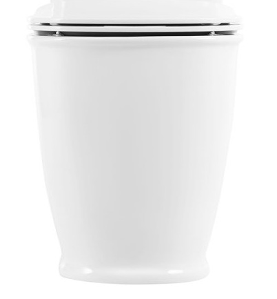 Чаша для унитаза-компакта BelBagno Prado с горизонтальным сливом BB10150CP (детальная фотография)