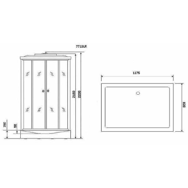 Схема (детальная фотография), пристенные, недорогие, для дачи, с гидромассажем, c тропическим душем, с вентиляцией, с крышей