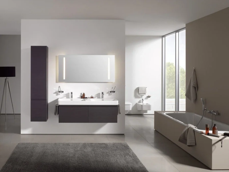 Унитаз подвесной Laufen Pro S скрытый ободок 8.2096.2.000.000.1 (детальная фотография), с горизонтальным, прямым выпуском, с прямым выпуском