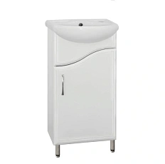 Тумба с раковиной напольная Style Line Эко Волна ЛС-00000093 40 см с дверцей