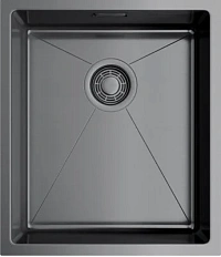 Мойка для кухни Omoikiri Taki 38-U/IF-GM 38 см вороненая сталь