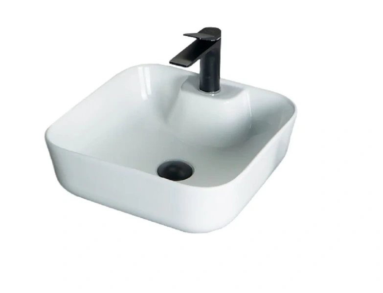 Раковина GID Geometrico N9443 41 см белая 51154 (детальная фотография)