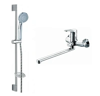 Комплект для ванной комнаты Bravat Eco F00414C