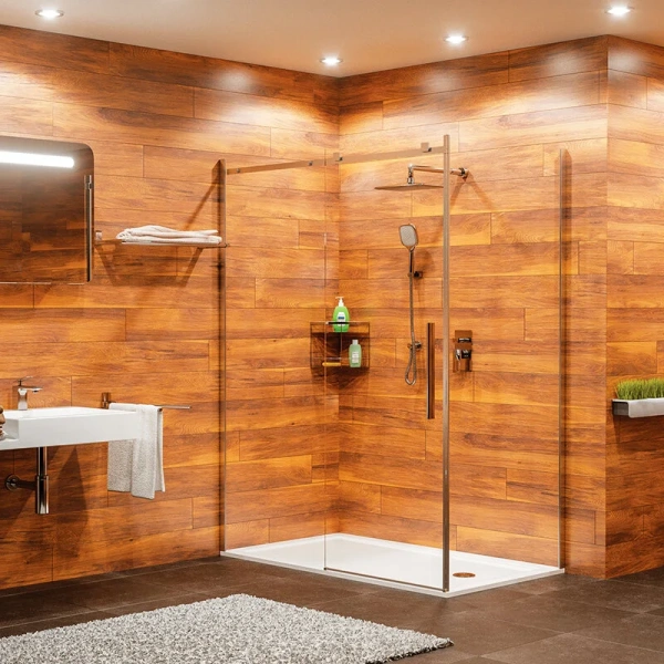 Душевой уголок WasserKRAFT Alme 15R06 (детальная фотография), современные, hi-tech