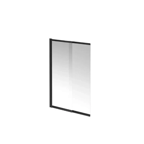 Шторка для ванны Kerama Marazzi Vetro 100x150 см профиль черный - фото 2