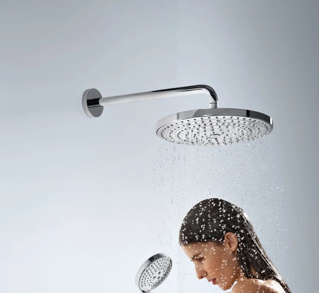 Верхний душ Hansgrohe Raindance Select хром 26466000 (детальная фотография), современные, hi-tech