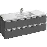 Тумба под раковину подвесная Jacob Delafon Vox 120 см серый антрацит лак