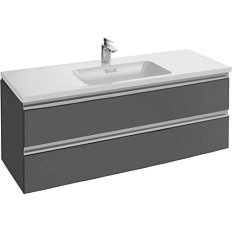 Тумба под раковину подвесная Jacob Delafon Vox 120 см серый антрацит лак