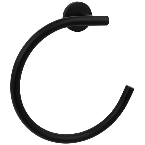 Полотенцедержатель Акватек Вега черный - фото 2