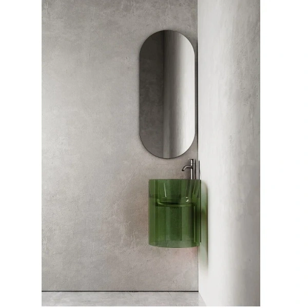 Раковина Abber Kristall 42 см зеленая AT2705Emerald (детальная фотография), другие