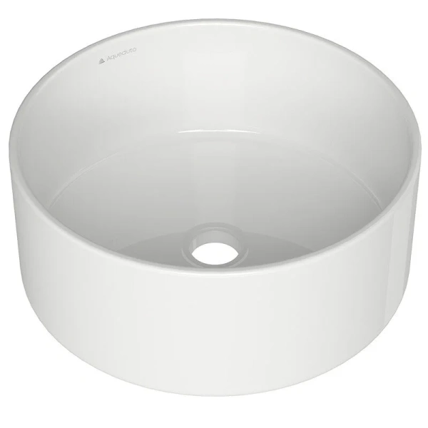 Раковина Aqueduto ESPIRAL 40 см белая глянцевая ESP0110 (детальная фотография)