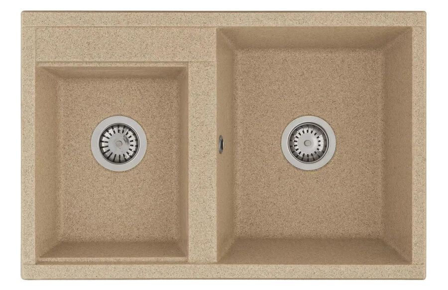 Мойка для кухни Акватон Делия 78 см песочная 1A723132DE220 (детальная фотография)