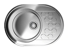 Мойка для кухни Omoikiri Kasumigaura 65-IN 65 см нержавеющая сталь, универсальная