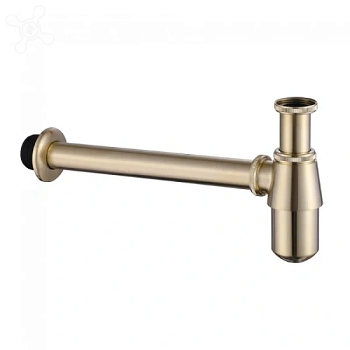 Сифон для раковины Abber Bequem золото матовое - фото 5