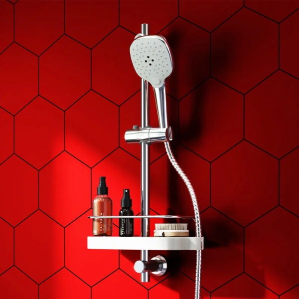 Душевой гарнитур Dorff Prime хром D0140000 (детальная фотография), хром