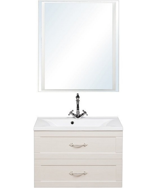 Зеркало с подсветкой Style Line Прованс 80 см квадратное СС-00000445 (детальная фотография), современные, hi-tech