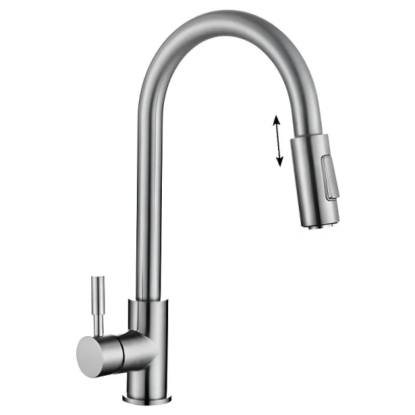 Смеситель для кухни BelBagno Nova однорычажный BB-LAM31A-IN (детальная фотография)