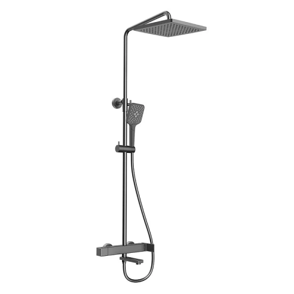 Душевая стойка Vincea Cube вороненая сталь VSFS-1C1GM (детальная фотография)