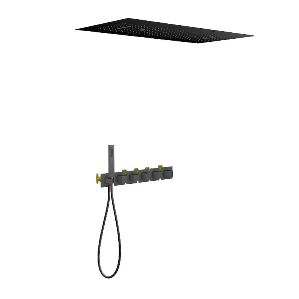 Душевой комплект Timo Petruma черный SX-5329/03SM (детальная фотография)