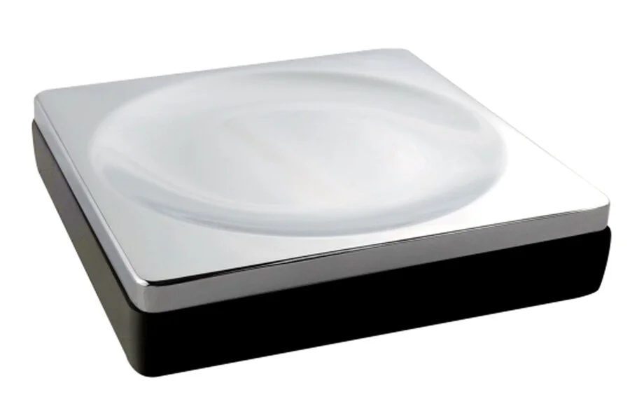 Мыльница Boheme черная/хром 10960-B-CR (детальная фотография)