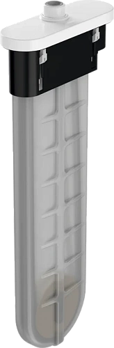 Внешняя часть с овальной розеткой Hansgrohe sBox белая матовая - фото 2