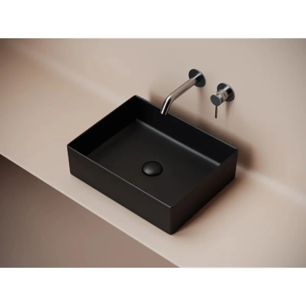 Раковина Ceramica Nova Element 47 см черная матовая CN6069MB (детальная фотография), накладные (на столешницу)