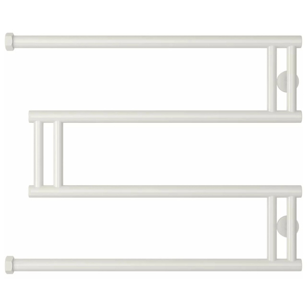 Полотенцесушитель водяной Сунержа High-Tech model M 65x50 см из нержавеющей стали, белый 12-0050-5065 (детальная фотография), современные, hi-tech