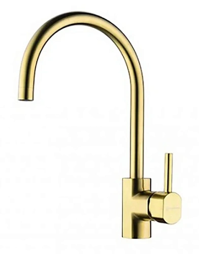 Смеситель для кухни Omoikiri Wakayama-PVD-LG светлое золото - фото 3