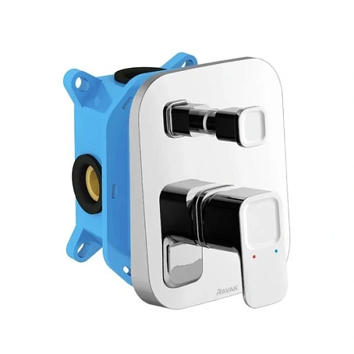 Смеситель скрытого монтажа с переключателем Ravak 10° TD 065.00 - фото 1