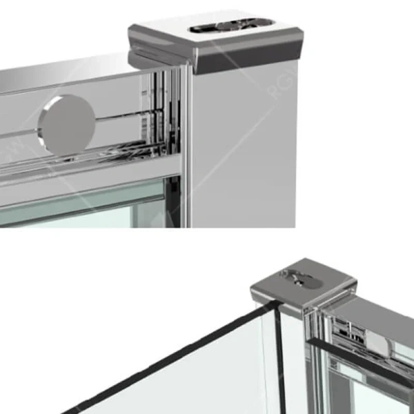 Душевой уголок RGW Classic CL-54 32095400 100х100 см раздвижная дверь (детальная фотография), 100х100