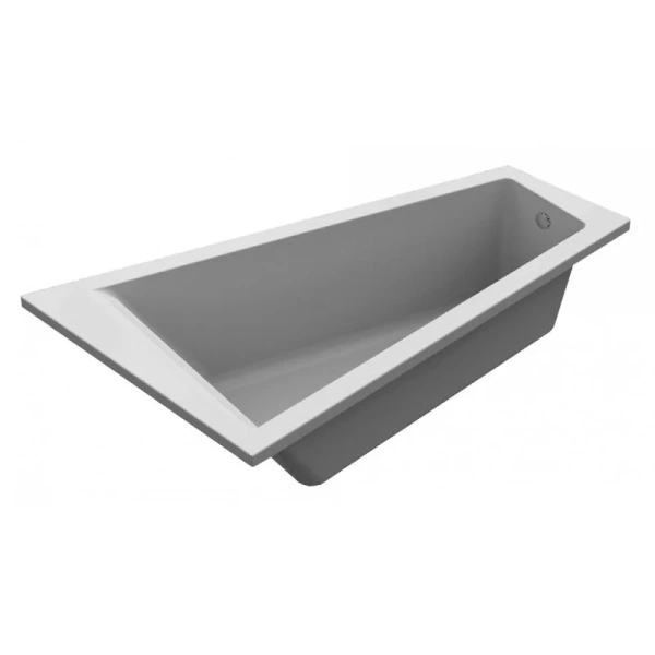 Ванна акриловая Vayer Tessa Гл000027370/Гл000027371, 170 x 100 см, левая/правая, цвет белый (детальная фотография), современныe, hi-tech