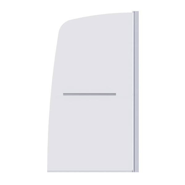 Шторка для ванны 1Marka 82х150 см профиль хром Р-03 (детальная фотография), 80 см