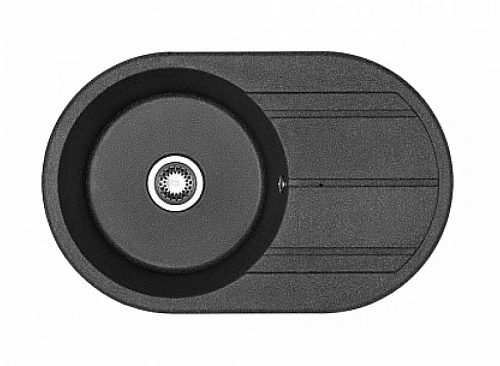 Мойка для кухни Акватон Амира 78 см графит - фото 1