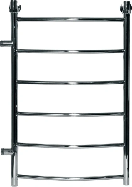 Полотенцесушитель водяной Ника Arc 80x40 см хром ЛД 80/40 бок 50 (детальная фотография)