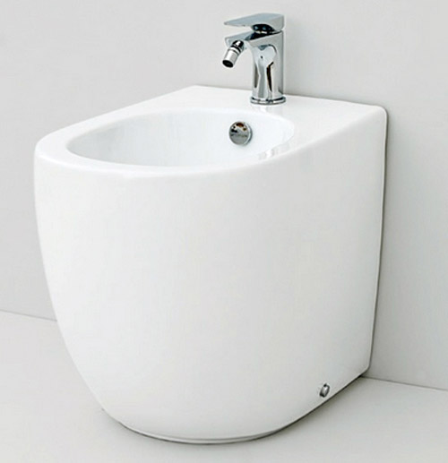 Биде напольное ArtCeram File 2.0 белое FLB002 01 00 bi (детальная фотография), современные, hi-tech