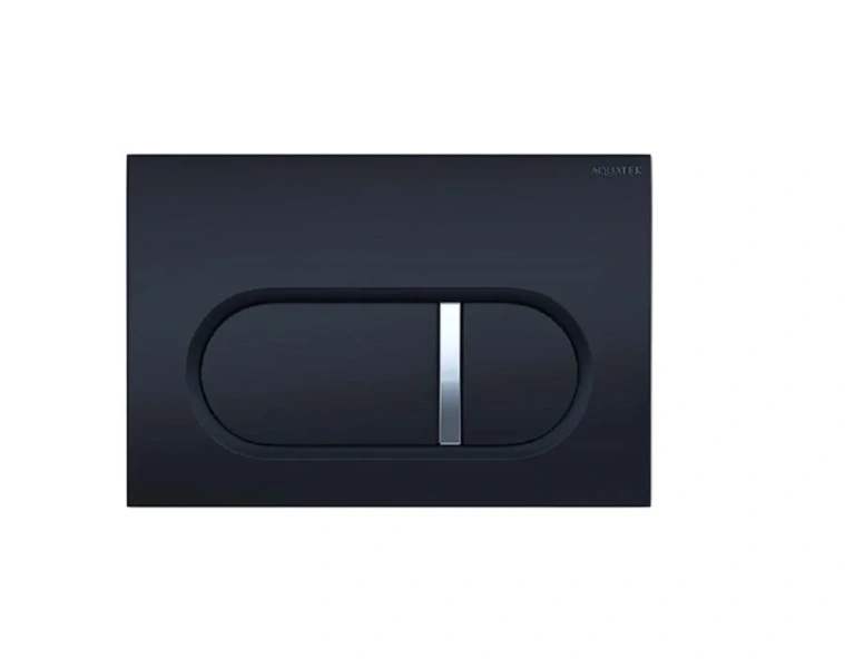 Клавиша смыва Акватек черная KDI-0000045 (детальная фотография)