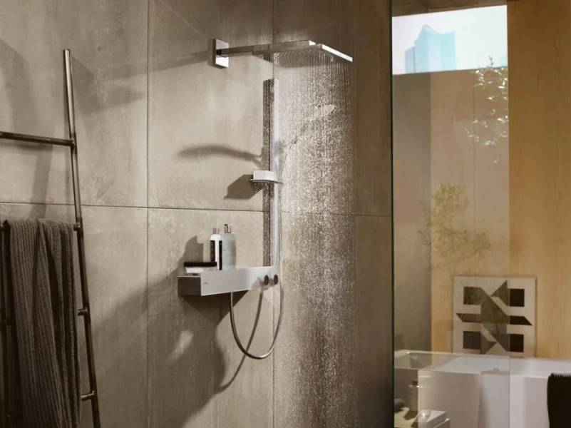 Верхний душ Hansgrohe Raindance E шлифованная бронза 26238140 (детальная фотография), нет в наличии