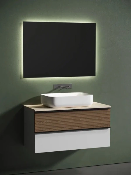 Столешница Sancos 100 см без отверстия под смеситель kreman TT100A2 (детальная фотография) index_2