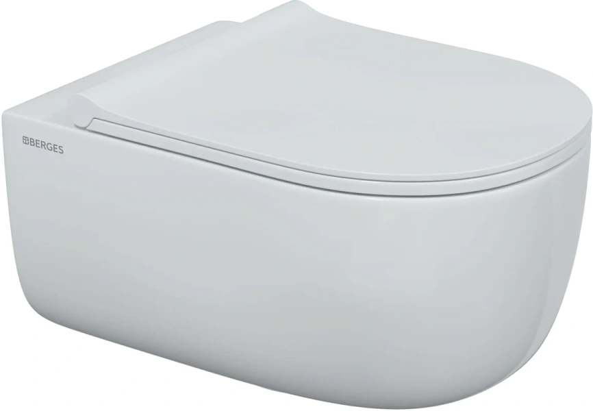 Унитаз с инсталляцией Berges Ego XL клавиша черная Soft Touch 043360 (детальная фотография), с инсталляцией index_2