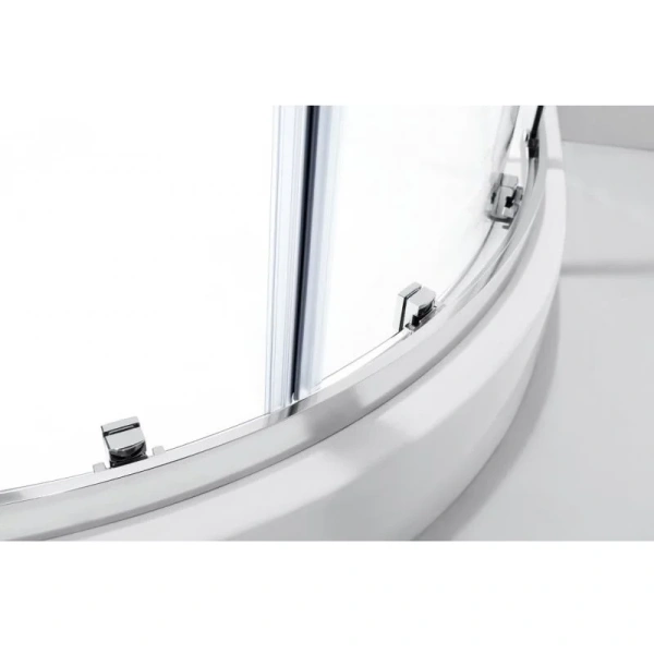 Душевой уголок Cezares Molveno 110х80 см стекло рифленое MOLVENO-RH-2-110/80-P-Cr (детальная фотография), хром