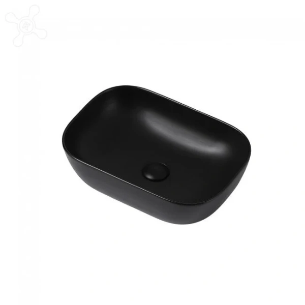 Раковина Abber Rechteck 46 см черная матовая AC2200MB (детальная фотография)