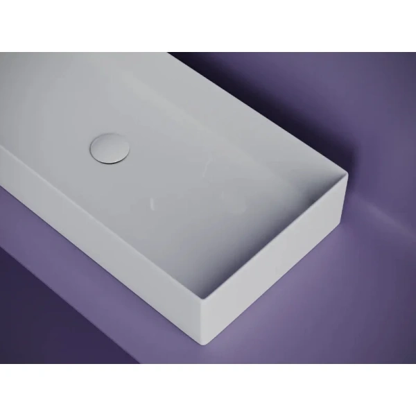 Раковина Ceramica Nova Element 80 см белая CN6072 (детальная фотография), в форме чаши, прямоугольной формы